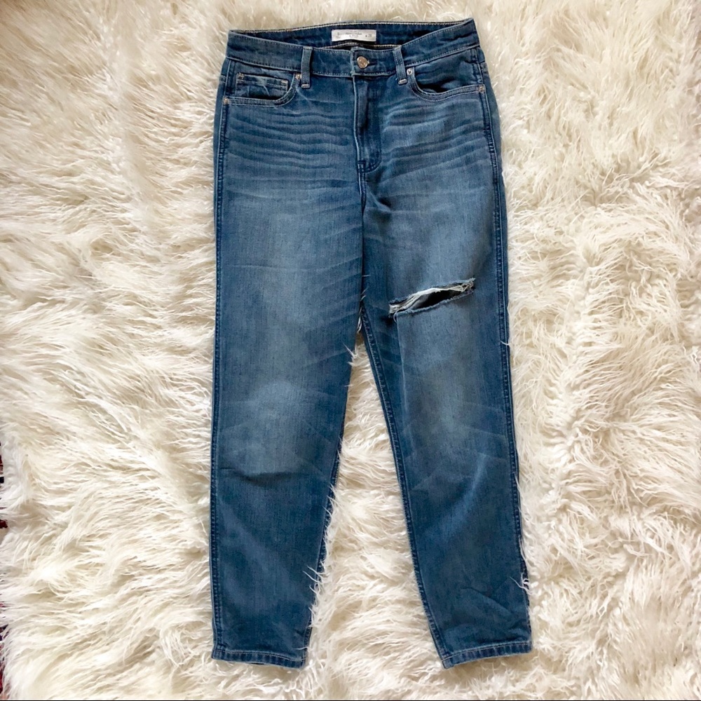 Medium Wash Boyfriend Jeans